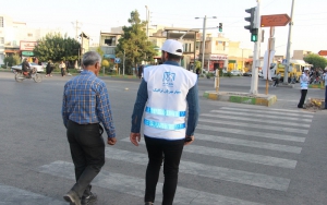حضور مؤثر و موفق "همیاران مهربان ترافیک" در خیابان های شیراز