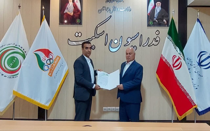 *حکم عضویت در انجمن اسکیت&zwnj;برد به پژمان فولادی اهدا شد* &nbsp;